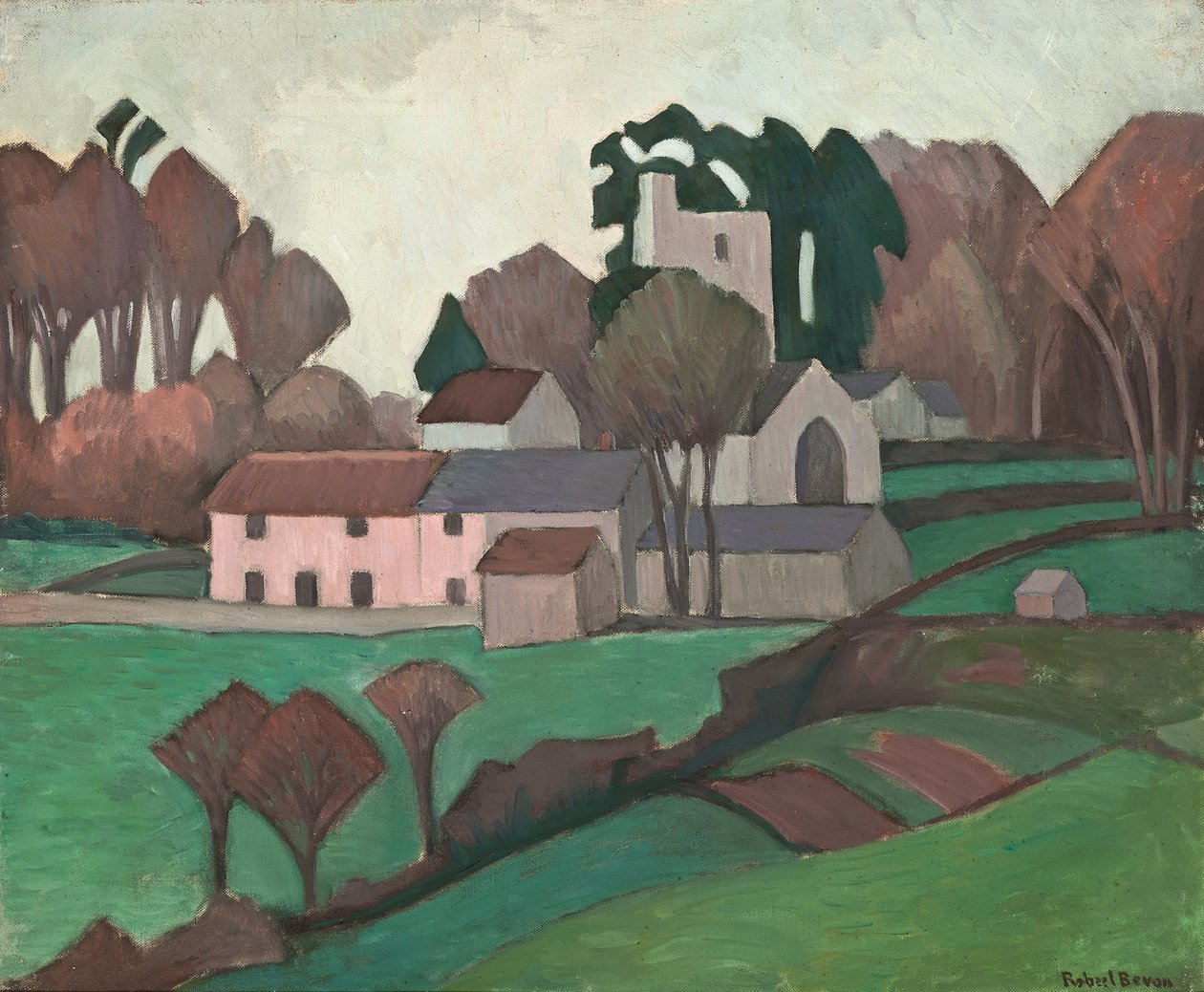 Clayhidon Church by Robert Polhill Bevan
