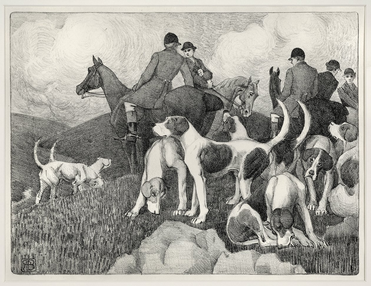 Hunting Scene by Robert Polhill Bevan