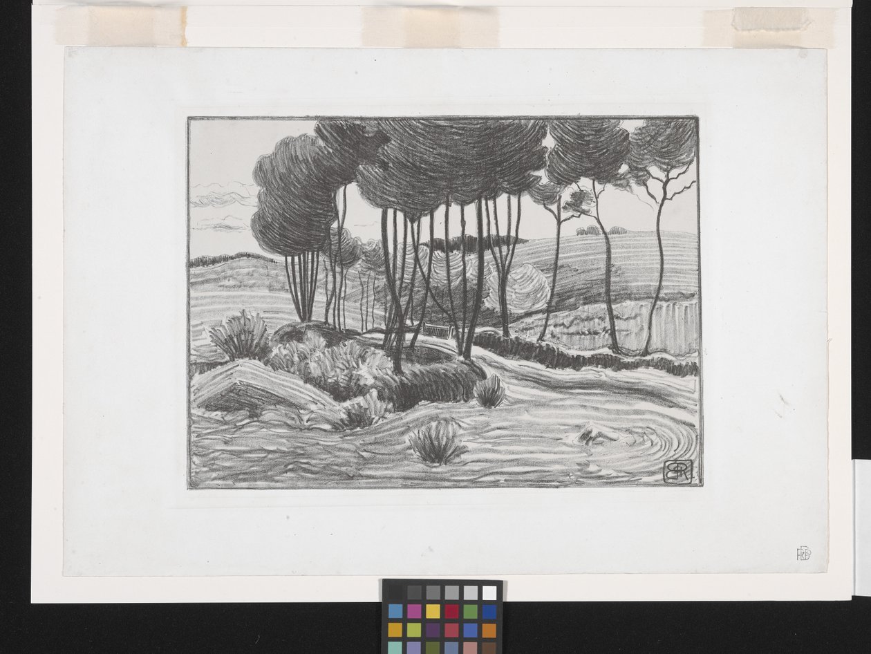 The Poplars by Robert Polhill Bevan