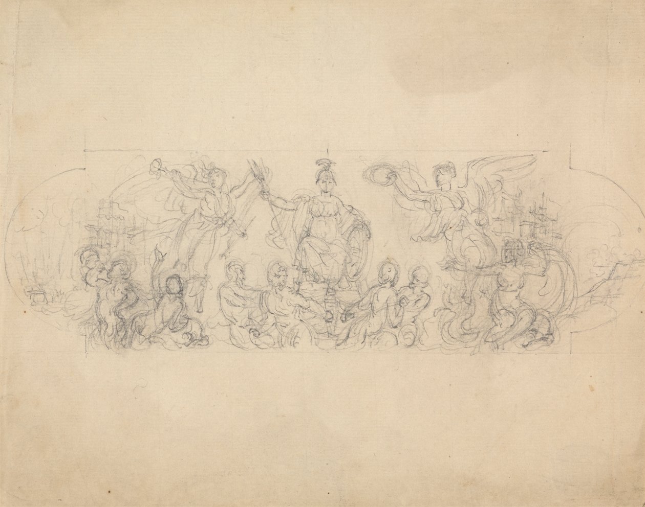 Allegorical Sketch of Victory by Robert Smirke