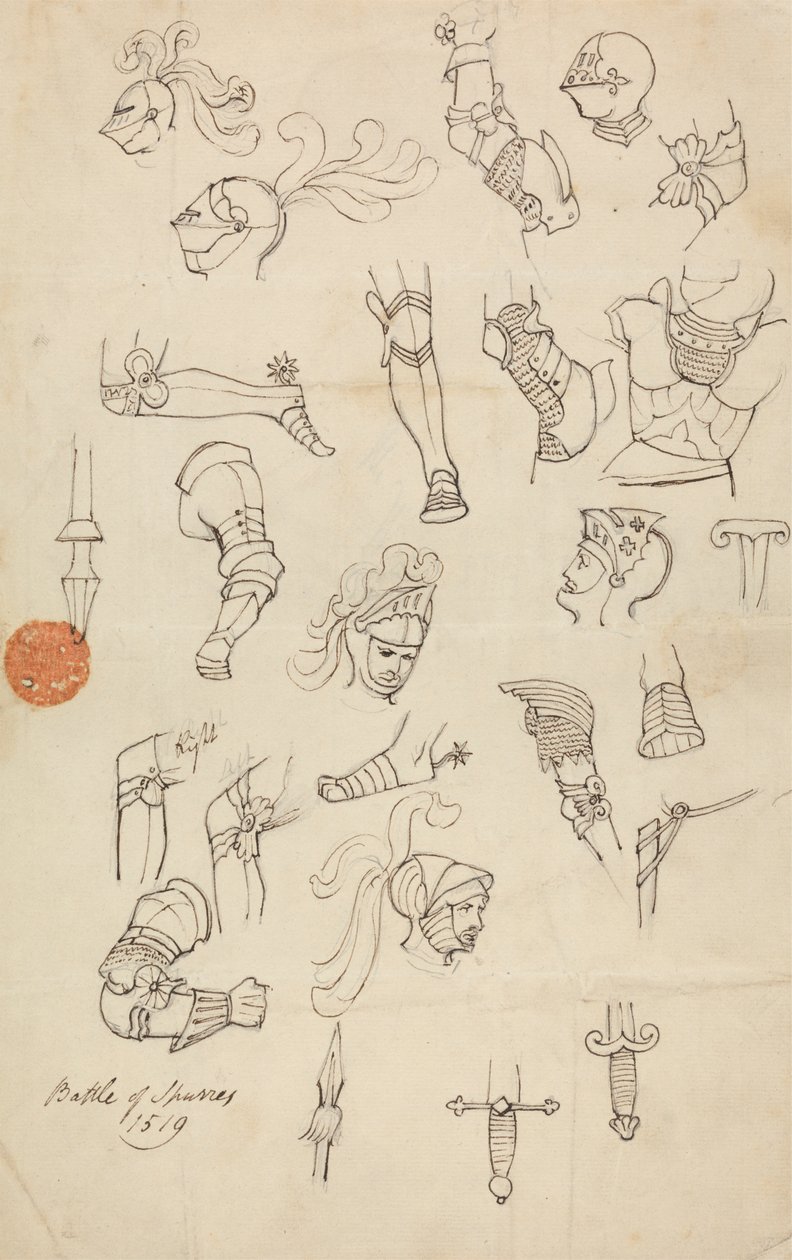 Studies for Armour by Robert Smirke