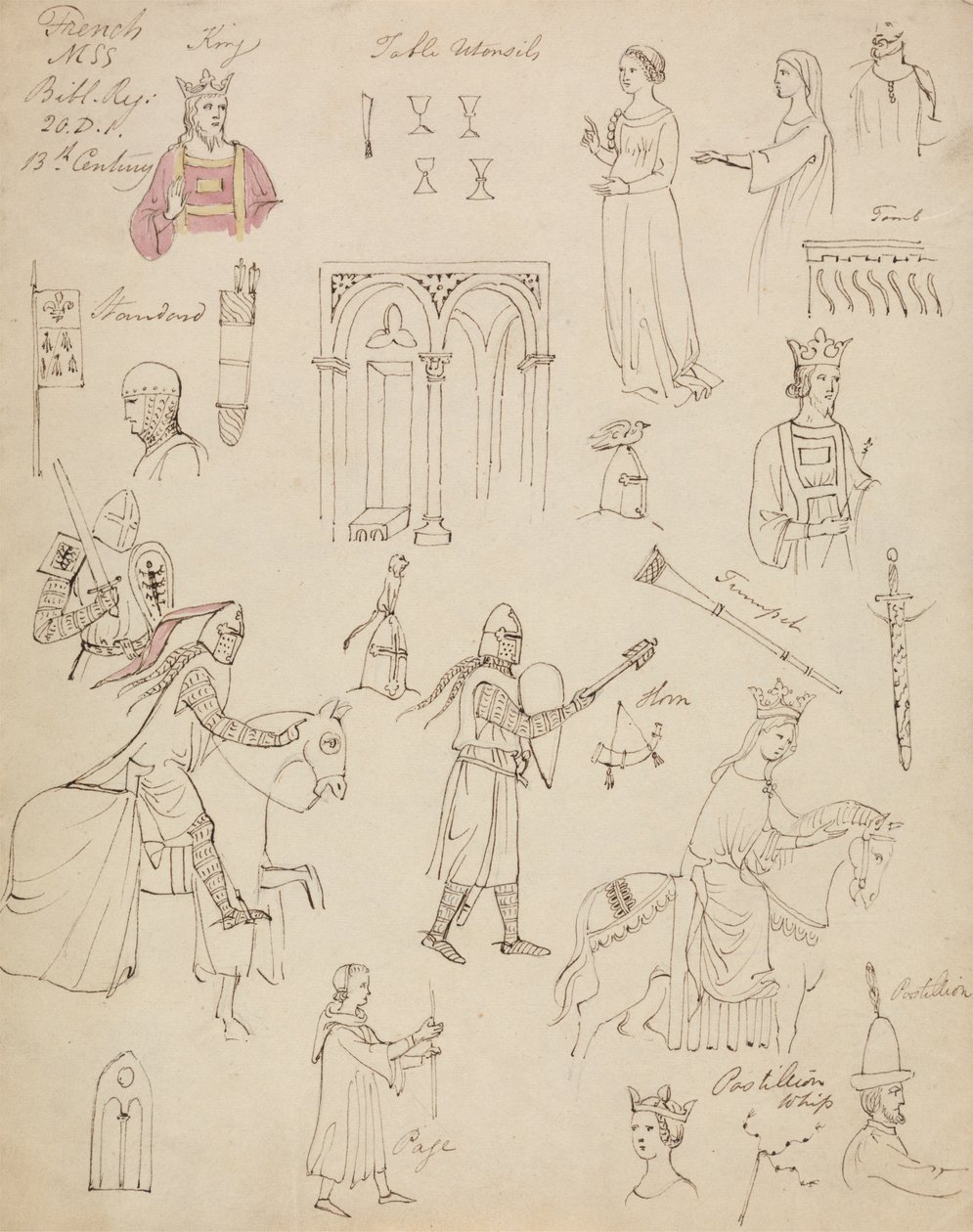 Studies from a French MSS Bible Register by Robert Smirke
