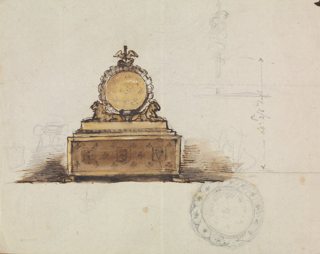 Study for a Piece of Furniture by Robert Smirke