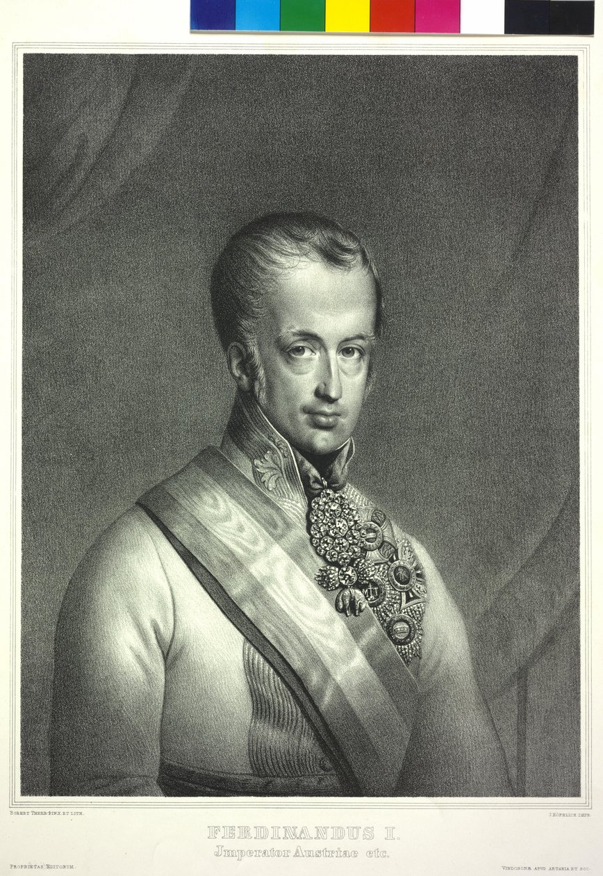 Emperor of Austria Ferdinand I by Robert Theer