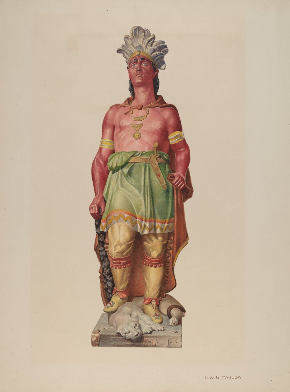 Cigar Store Indian by Robert W.R. Taylor