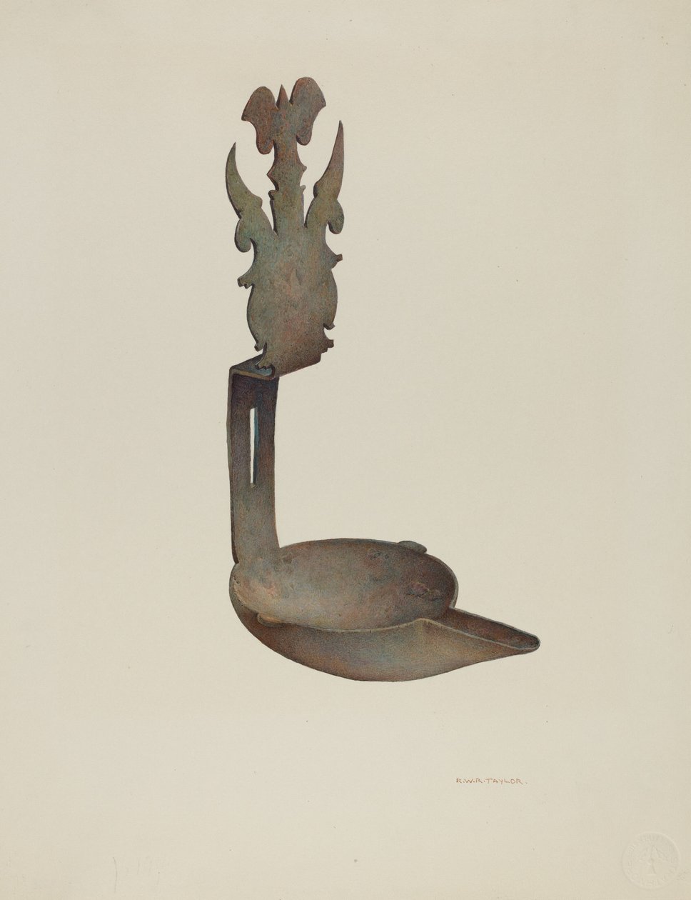 Grease Lamp by Robert W.R. Taylor