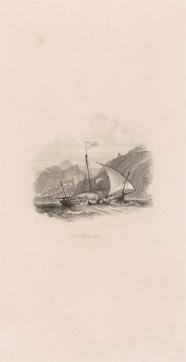 Amalfi (vignette) by Robert Wallis