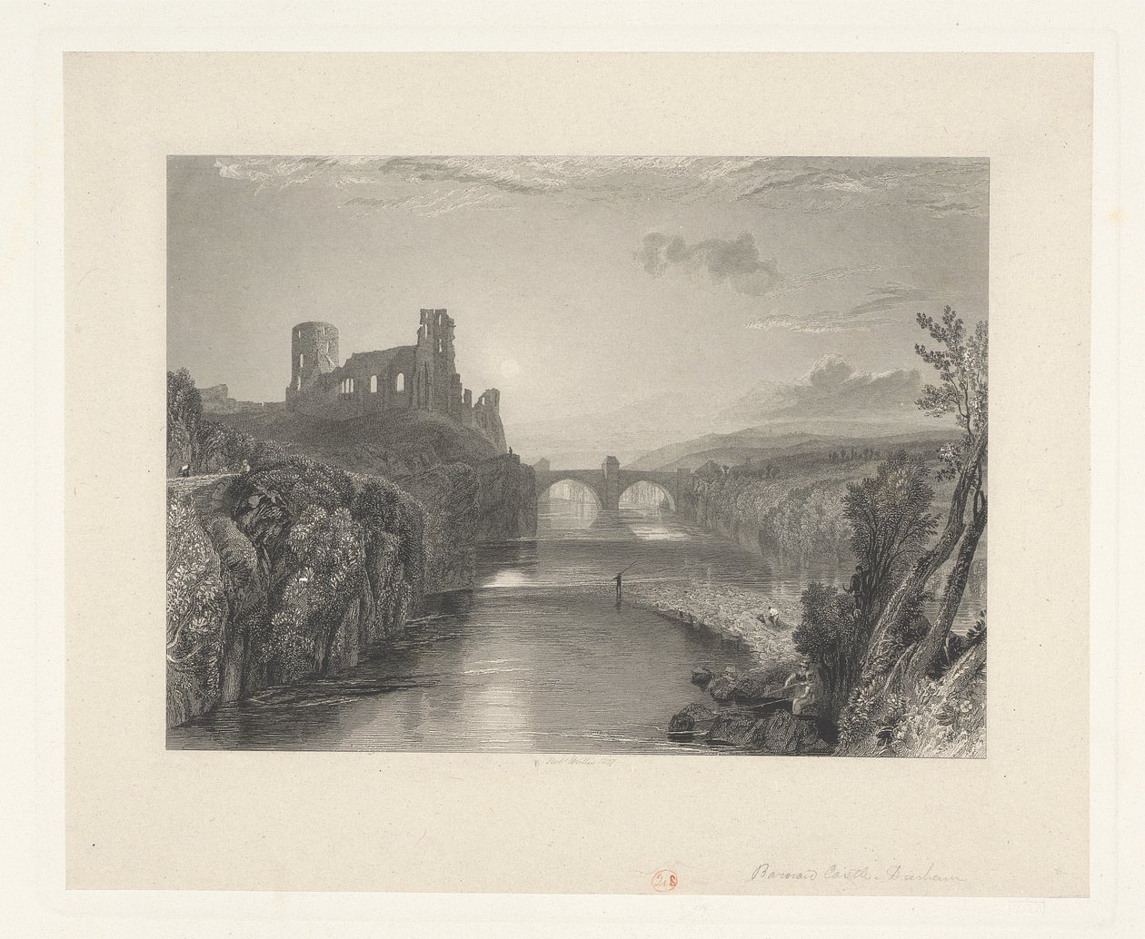 Barnard Castle, Durham by Robert Wallis