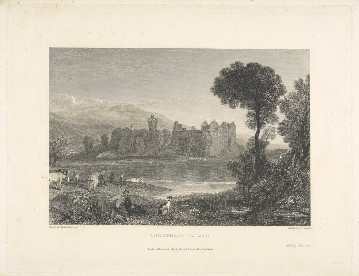 Linlithgow Palace by Robert Wallis