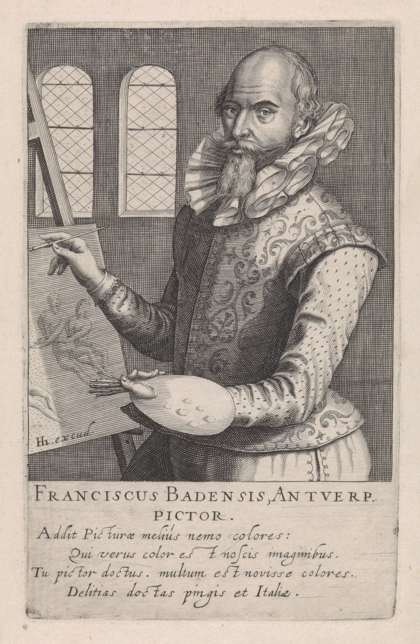 Portrait of Frans Badens by Robert Willemsz de Baudous
