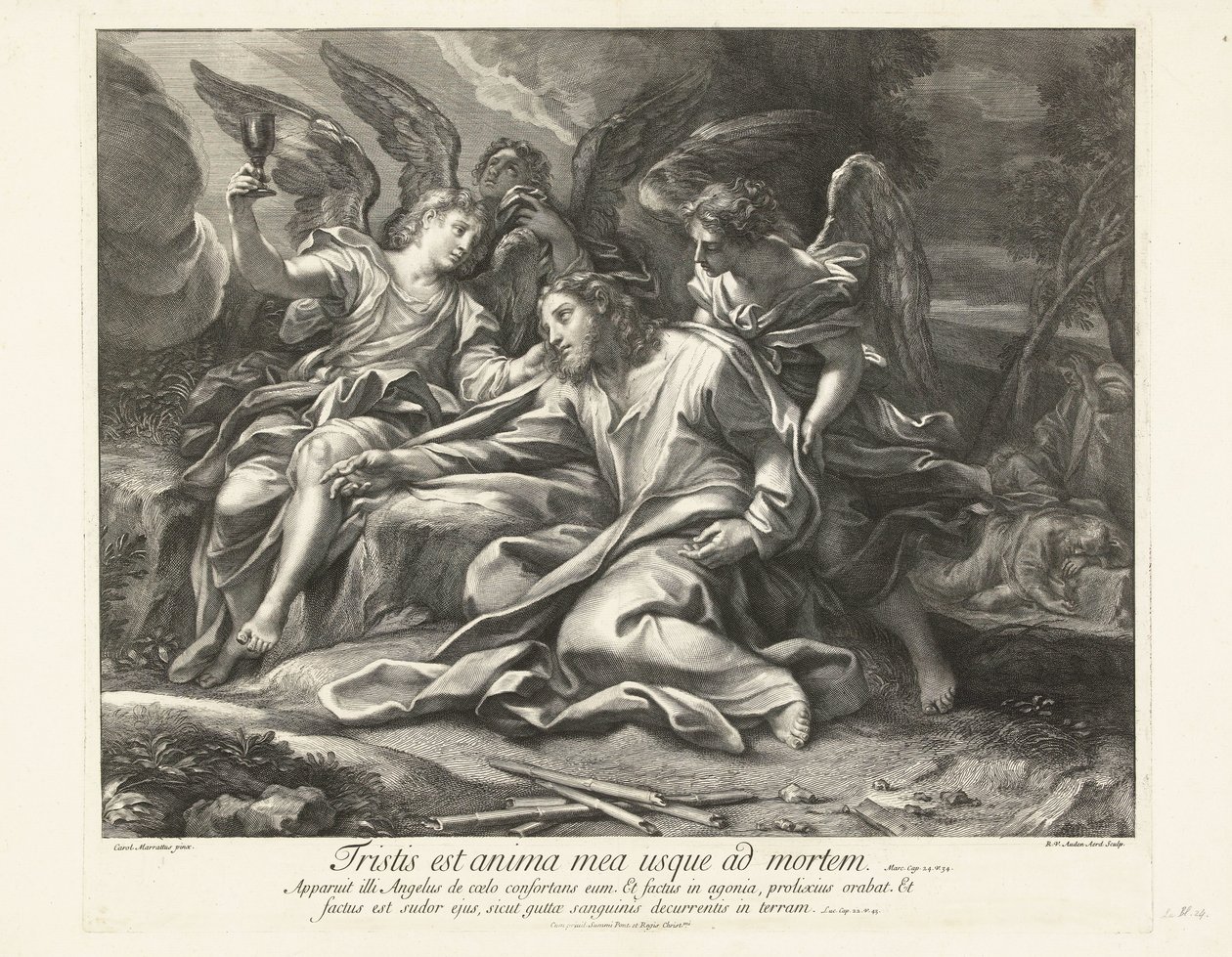 Christ on the Mount of Olives by Robert van Audenaerd