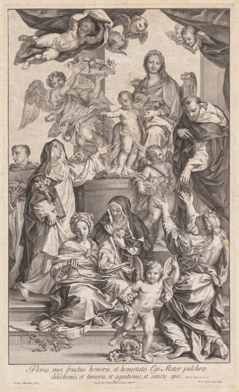 Virgin and Child with Saints by Robert van Audenaerd