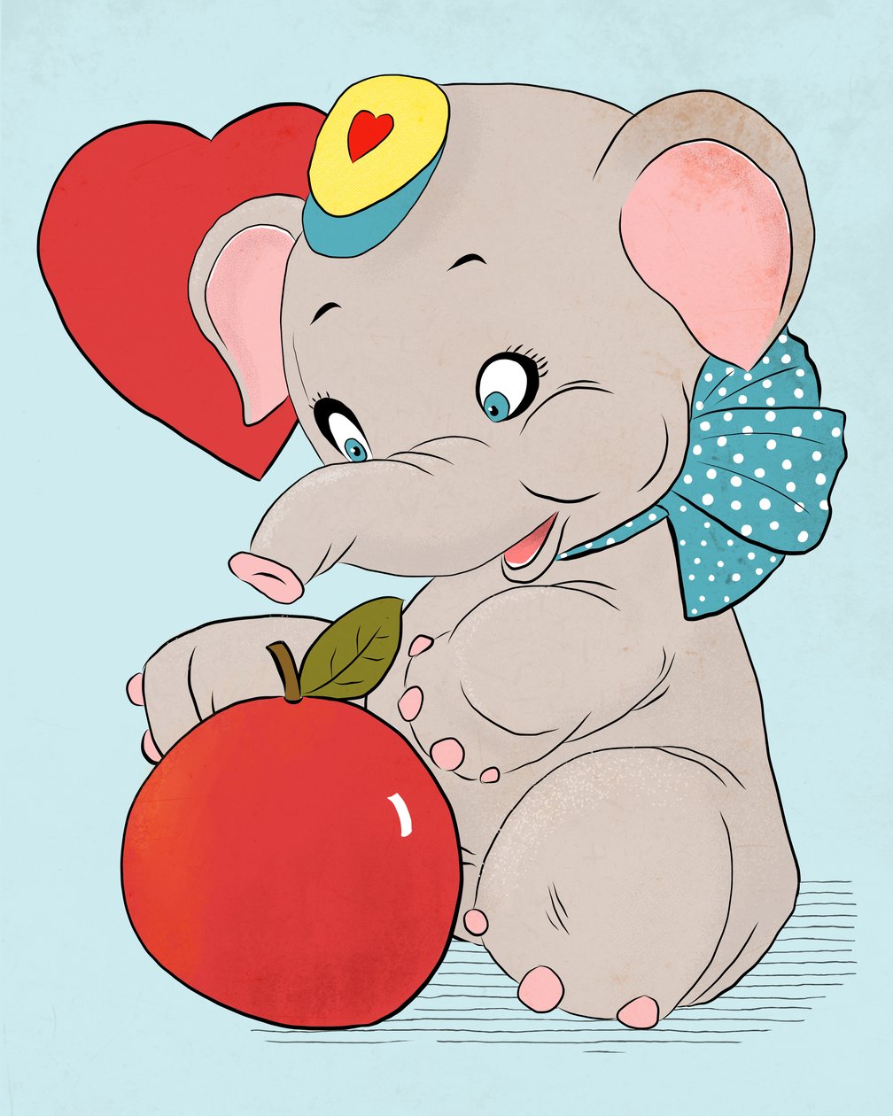 Valentine Elephant, 2021 by Roberta Murray