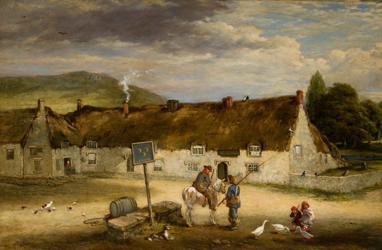 The Three Half Moons, Rothbury by Robinson Elliott