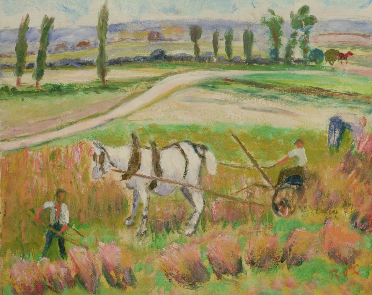 Harvesting with a White Horse by Roderic OConor