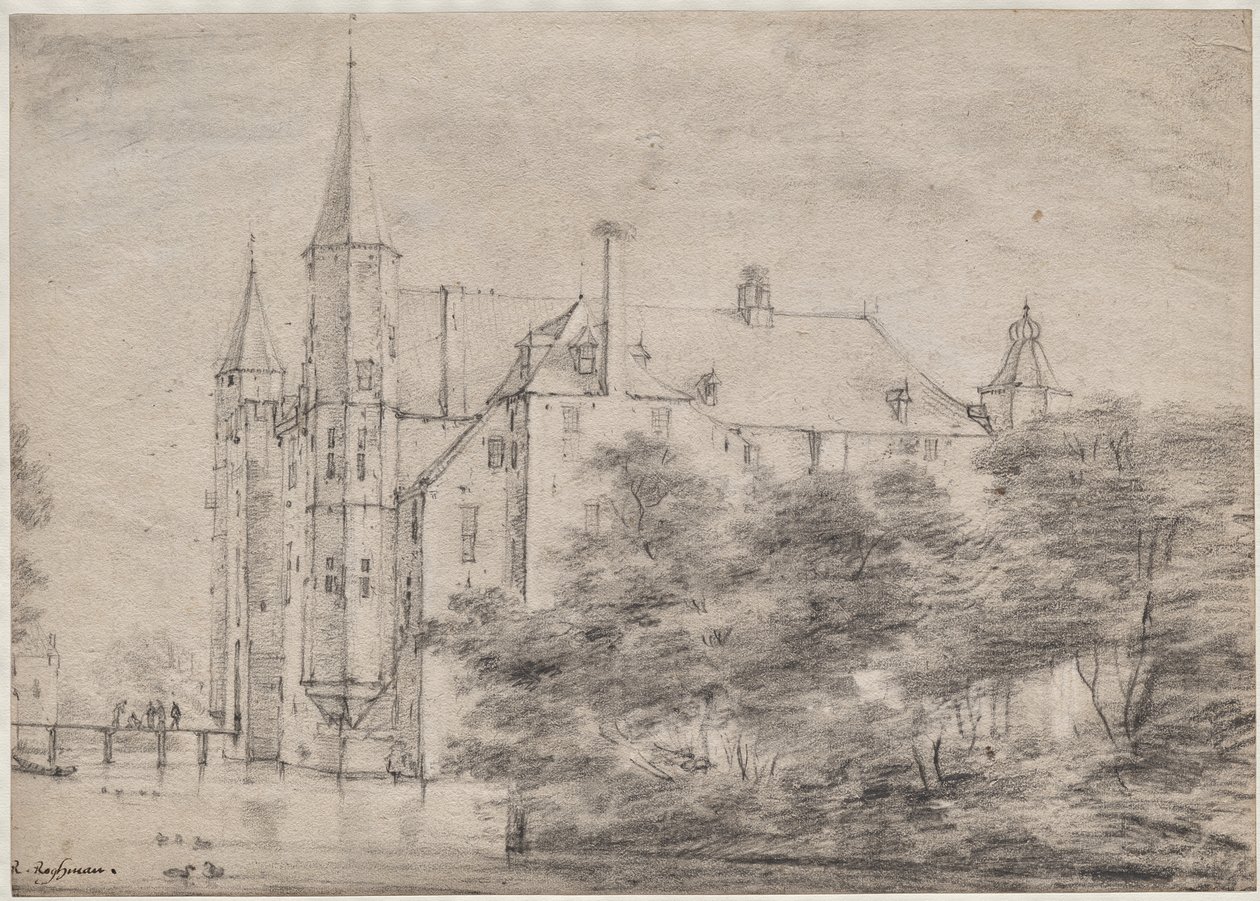 Zuylen Castle Near Utrecht by Roelant Roghman