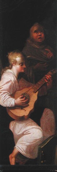 Lute player by Roelof van Zyll