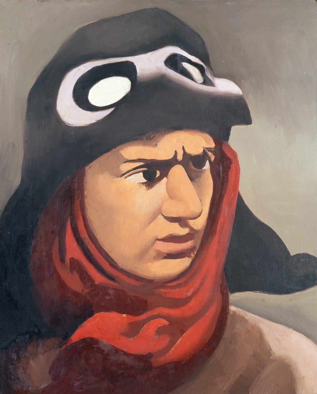 Portrait of Guynemer by Roger de La Fresnaye