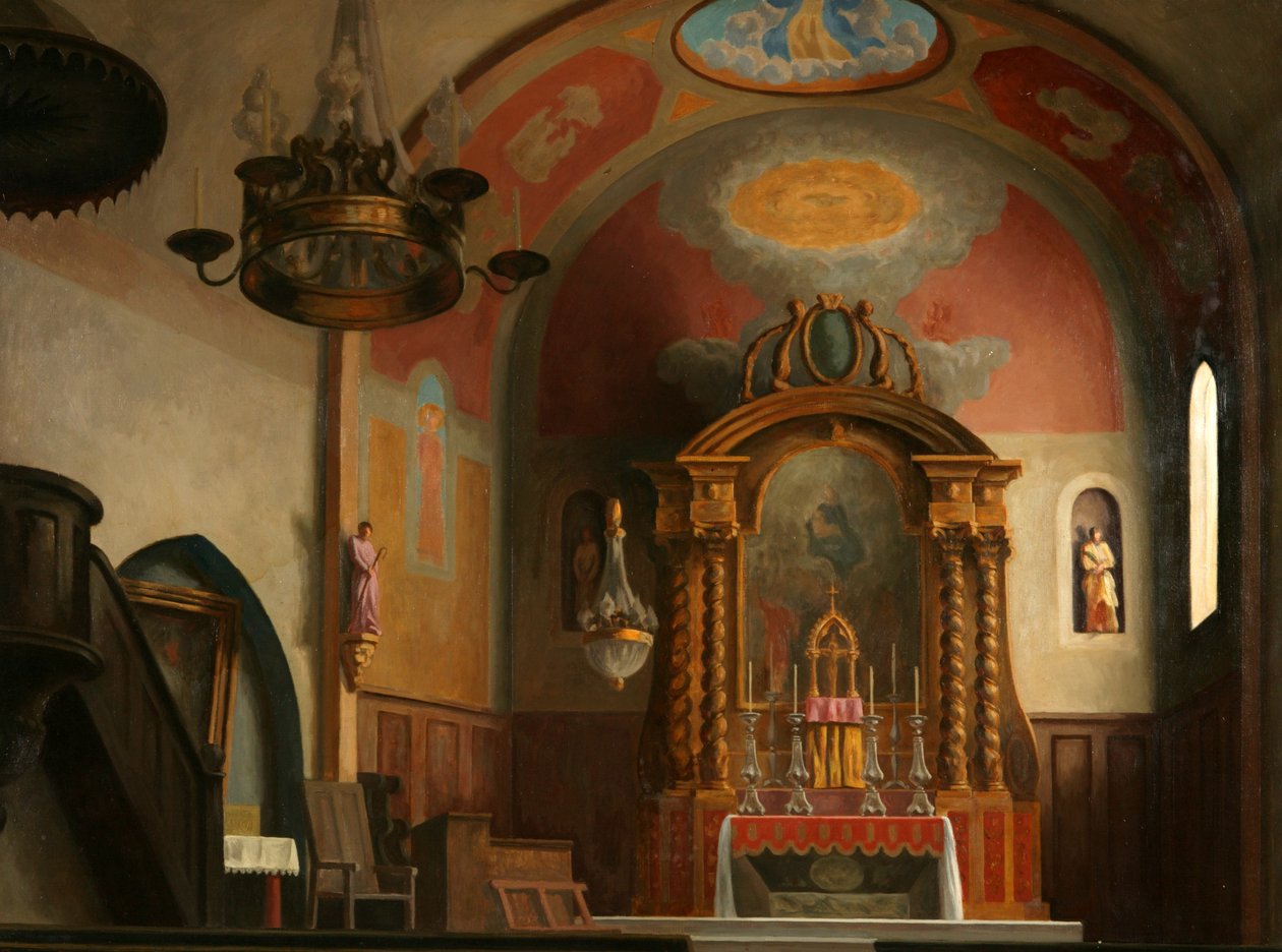 The Church at Ramatuelle by Roger Eliot Fry