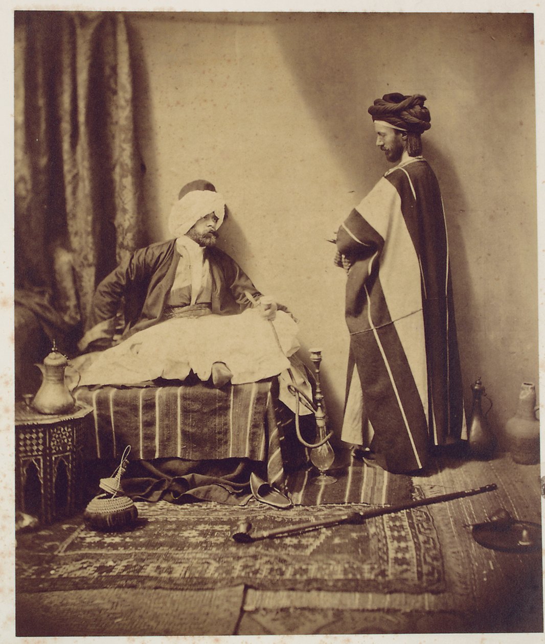 A Conversation While Smoking by Roger Fenton