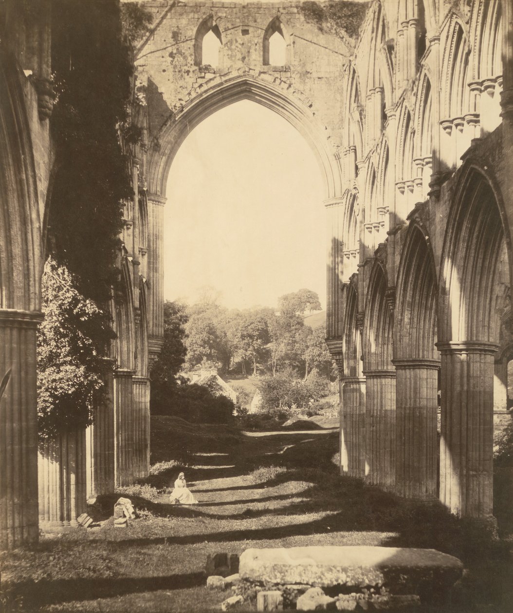 Rievaulx Abbey by Roger Fenton