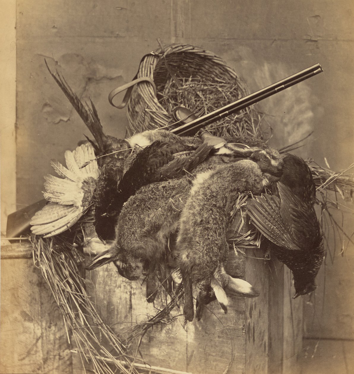 Still Life with Game and Gun by Roger Fenton