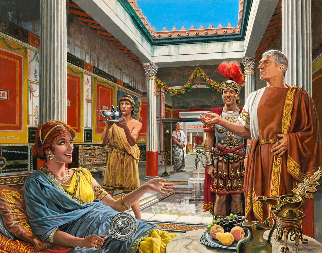 Life in Pompeii by Roger Payne