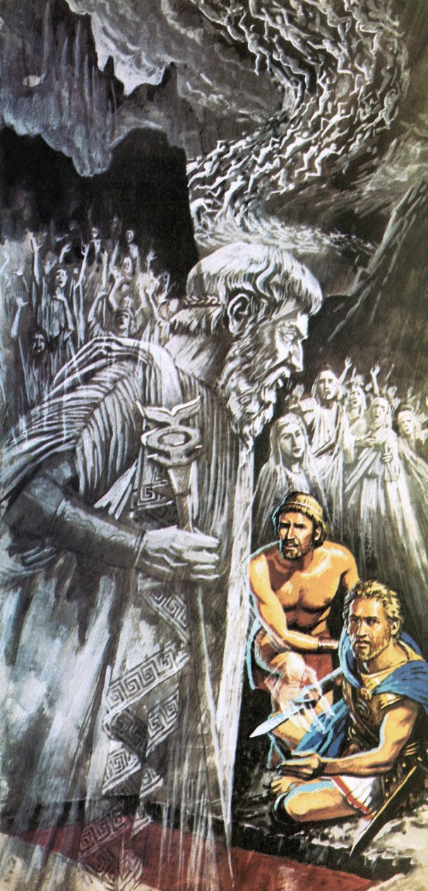 Tiresias Warning Odysseus About the Future by Roger Payne