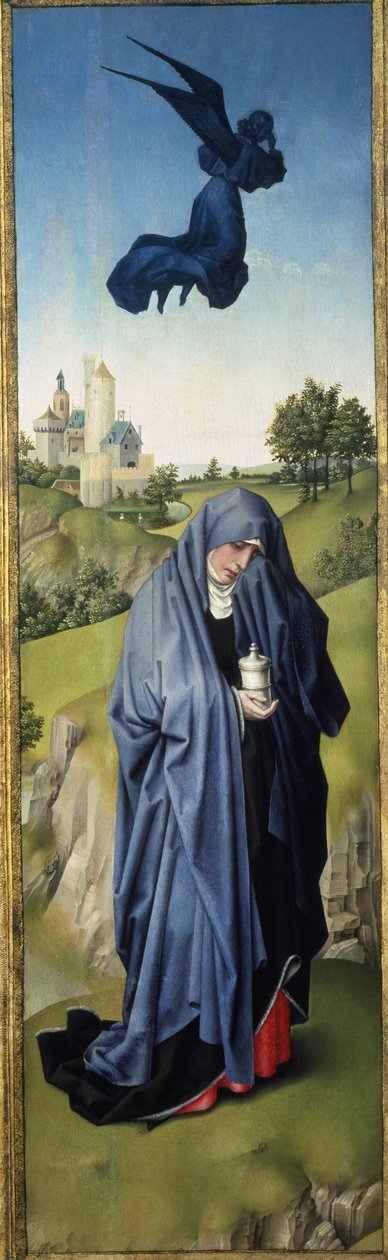 Mary Magdalene, Crucifixion Triptych by Rogier van der Weyden