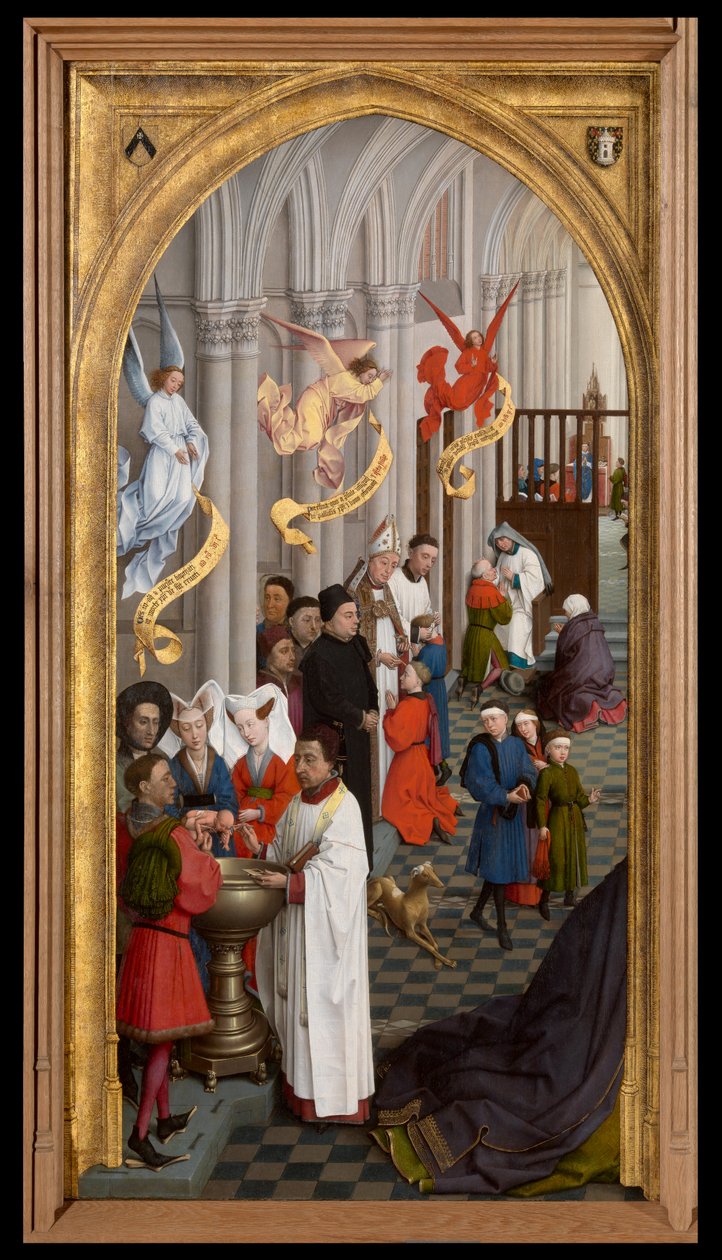 Baptism, Confirmation and Confession by Rogier van der Weyden