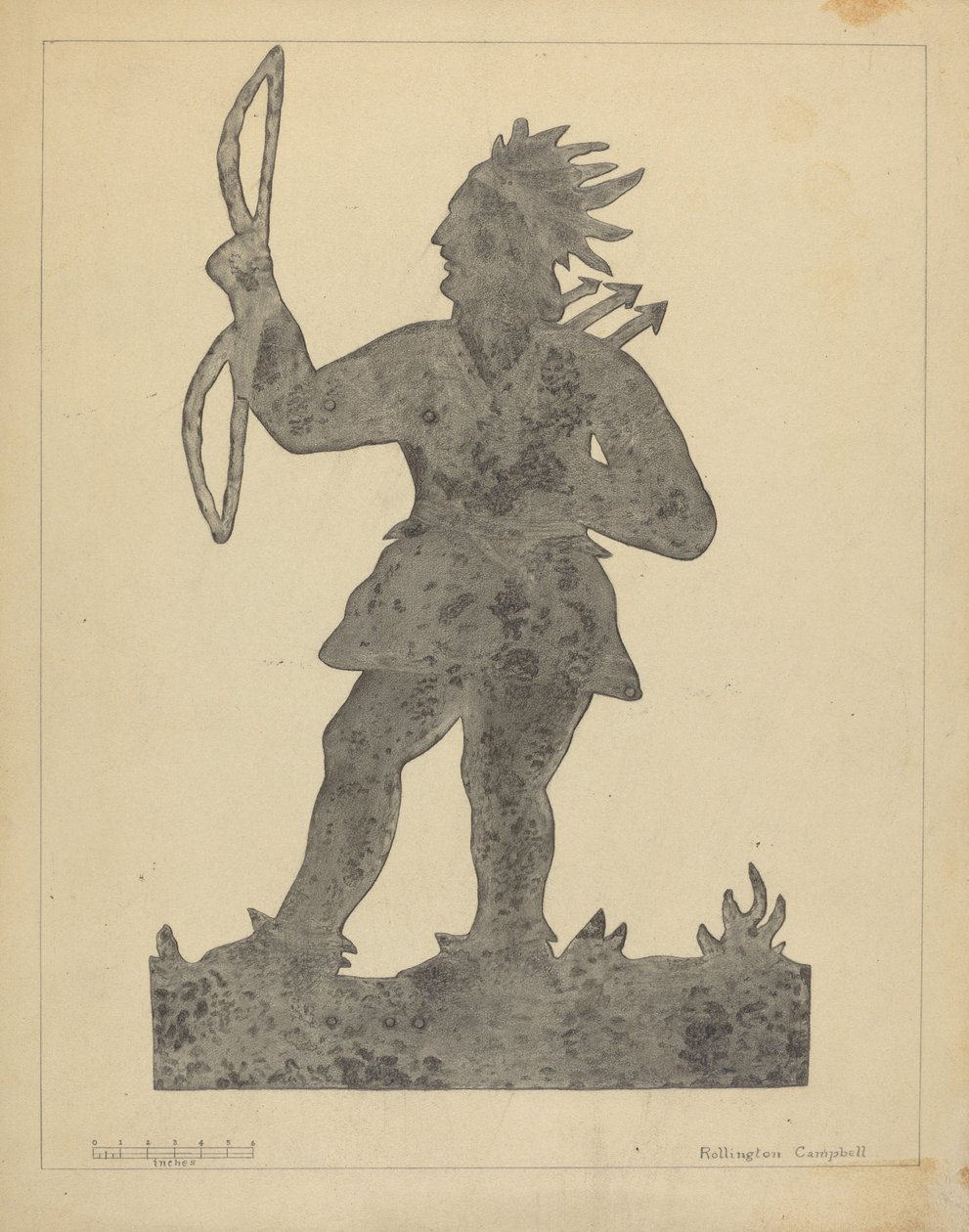 Indian Weather Vane by Rollington Campbell