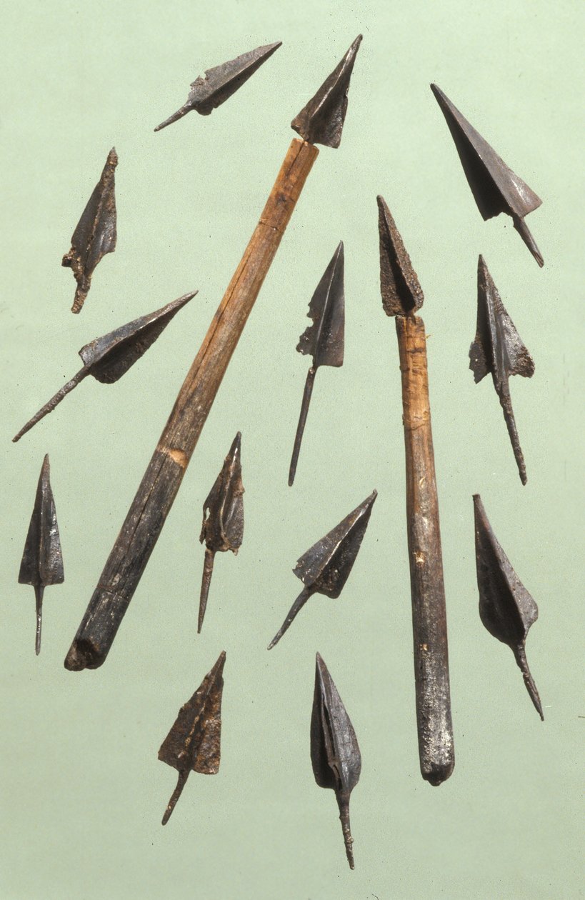 Arrowheads Found on Tel Masada by Roman