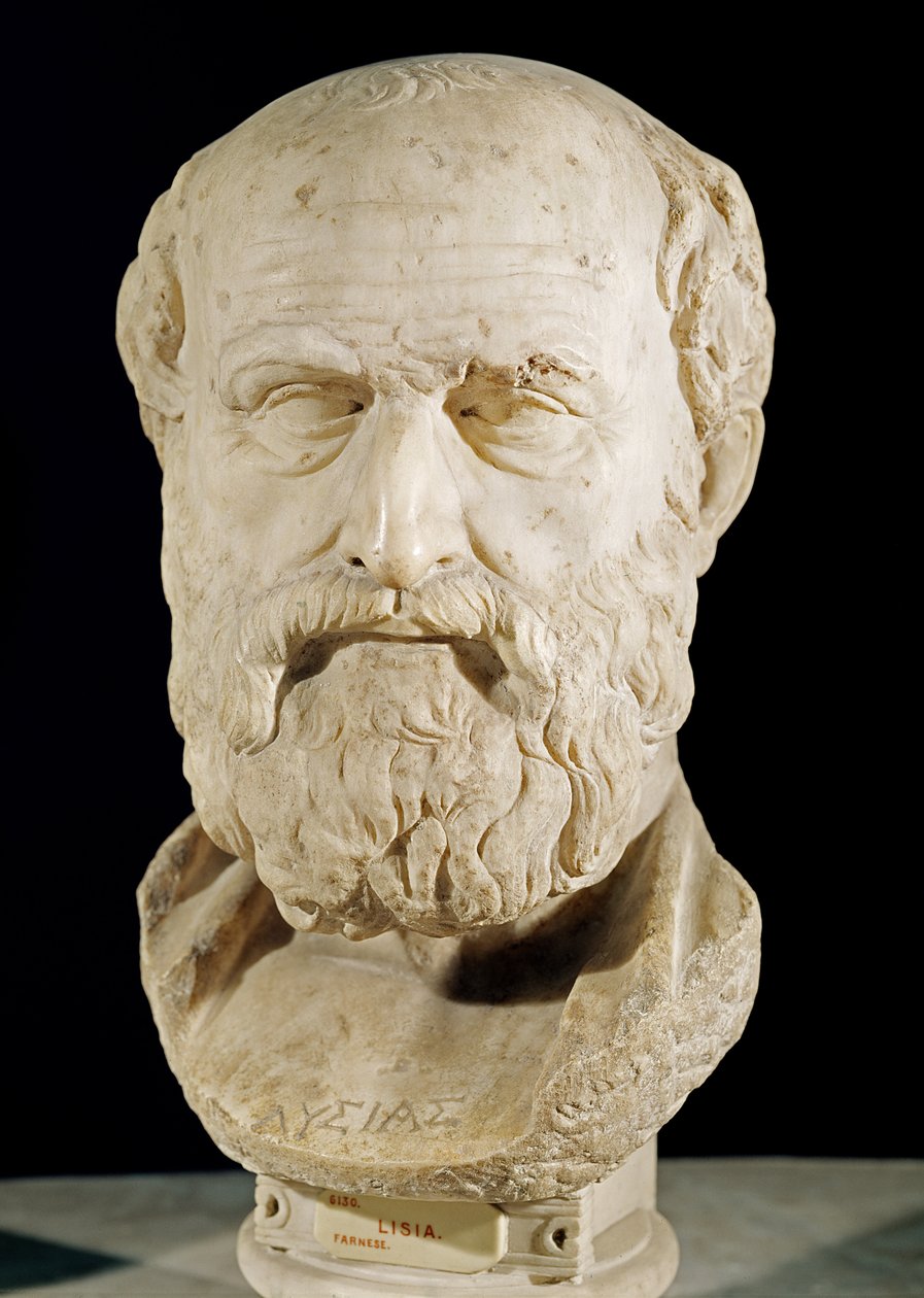 Bust of Lysias (c.458-c.380 BC) by Roman