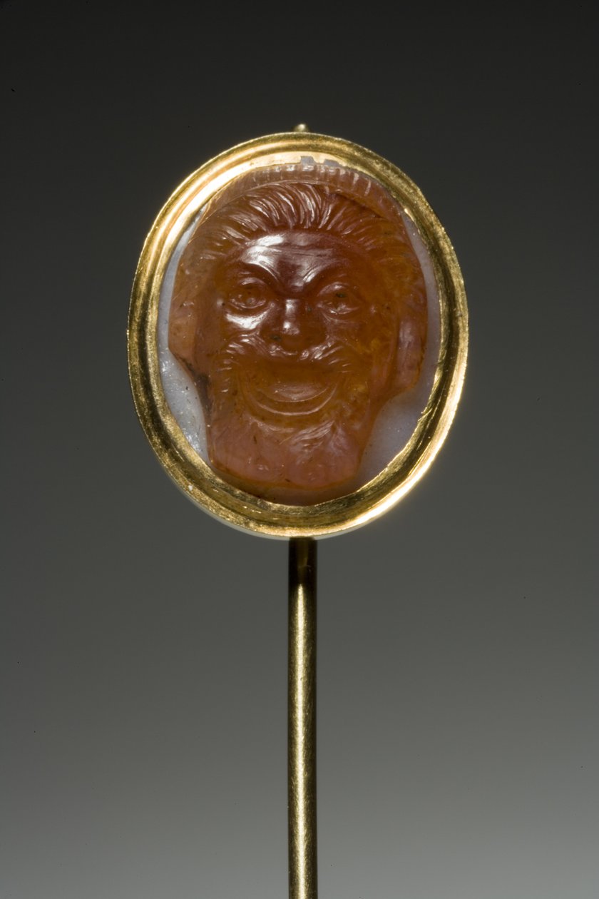 Cameo of a theatre mask by Roman