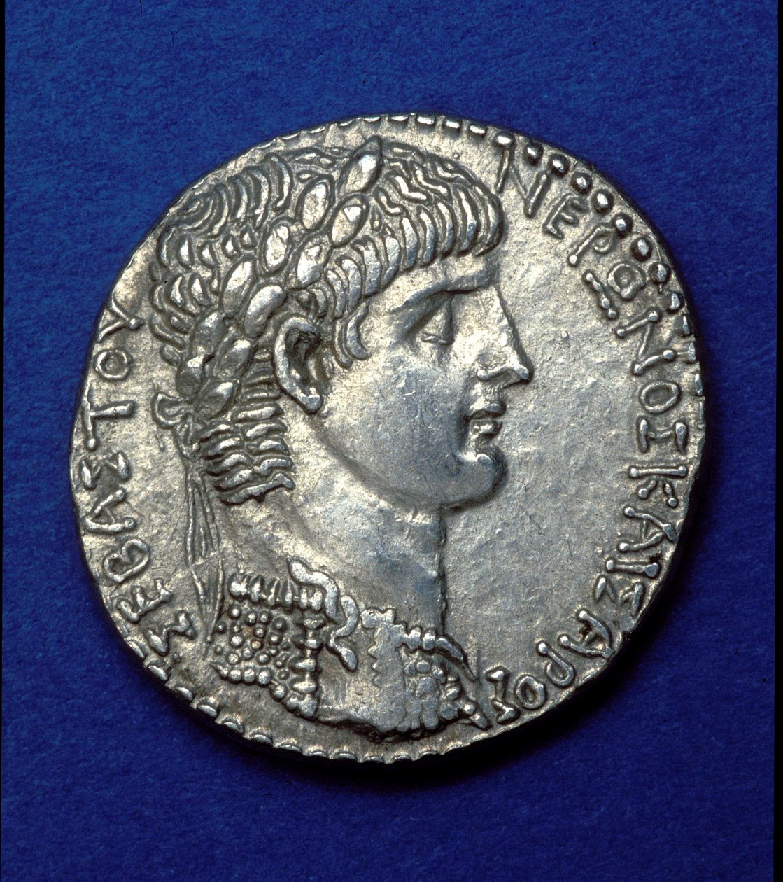 Coin of Emperor Nero by Roman