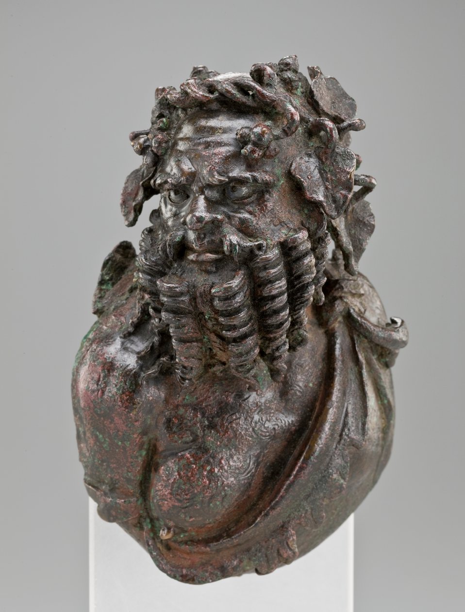 Decorative bust of Silenus by Roman