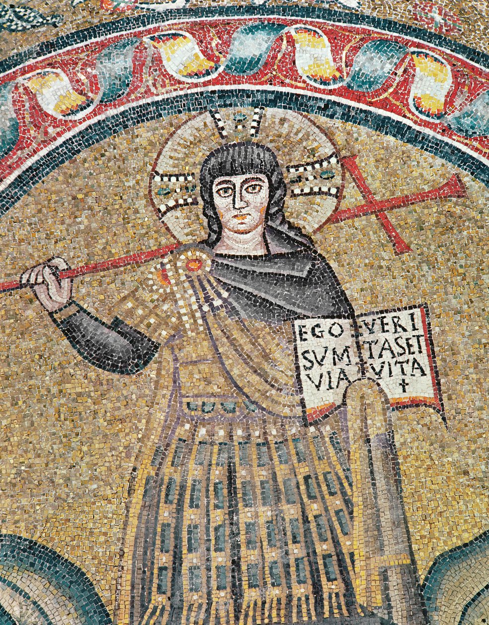 Detail of a Warrior Christ by Roman