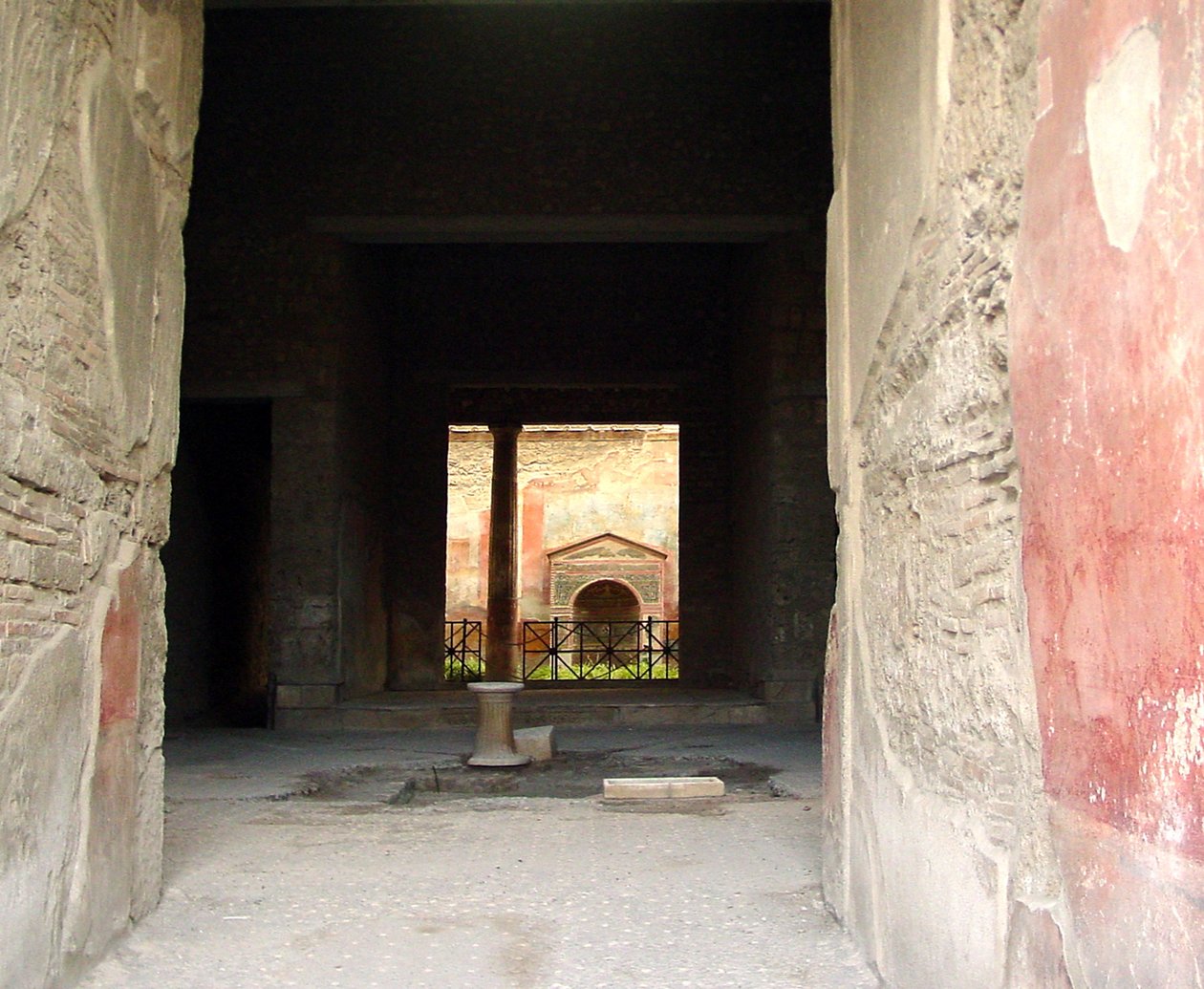 Entrance of a house by Roman