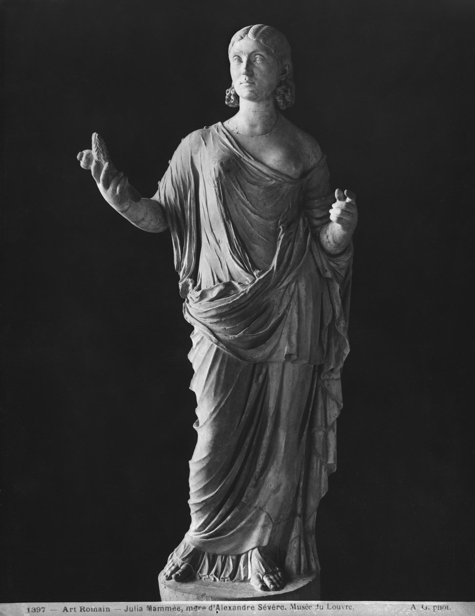 Julia Mamaea (180-235 AD) mother of Emperor Severus Alexander (205-235 AD) c.230 by Roman