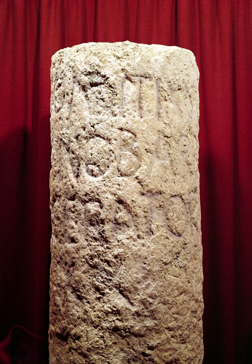 Military Column of Domitius Ahenobarbus, Founder of Roman Narbonne, 121 BC by Roman