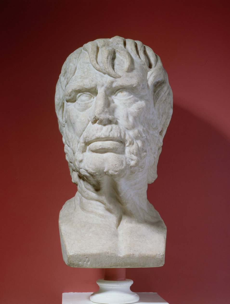 Portrait Bust of Lucius Annaeus Seneca, c.4 BC-c.65 AD by Roman