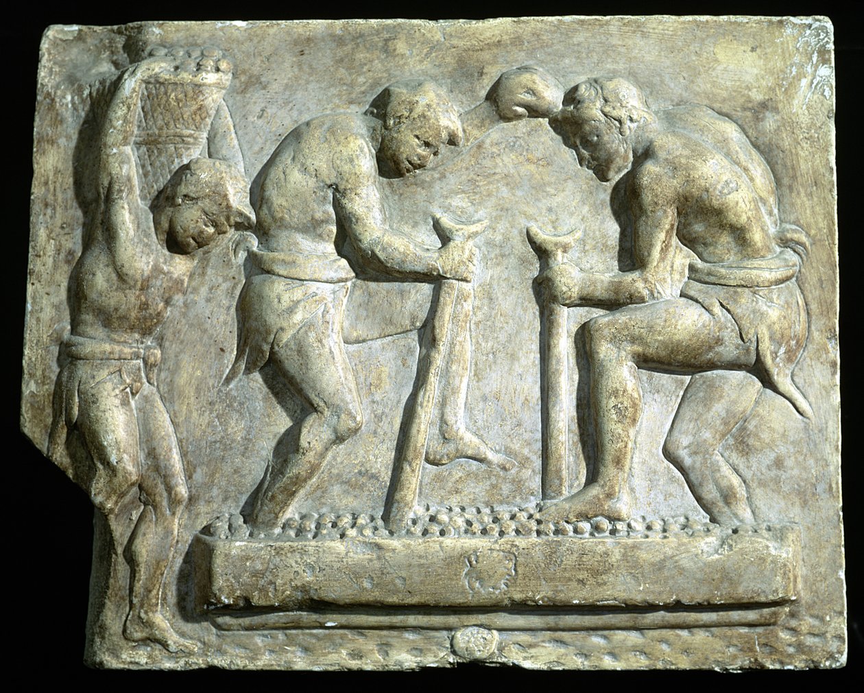 Relief Depicting Pavers by Roman
