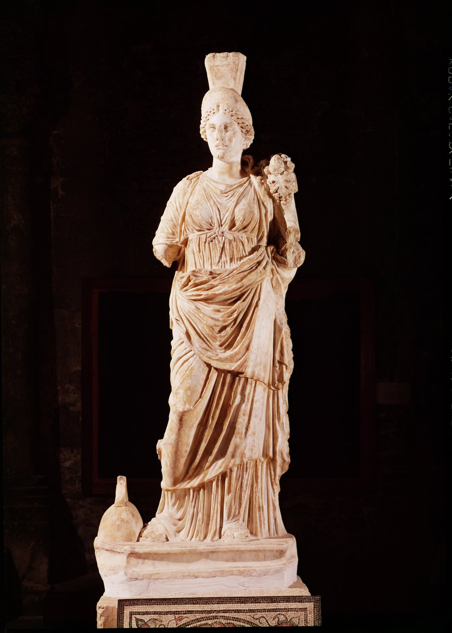 Statue of a tutelary goddess by Roman