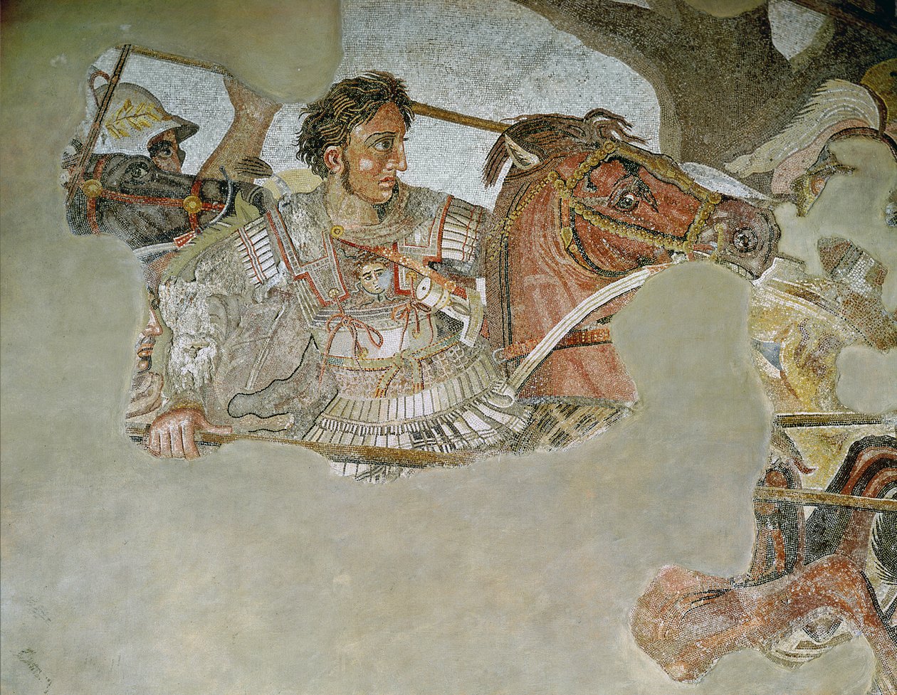 The Alexander Mosaic (detail) by Roman