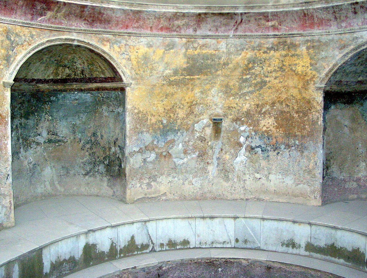 The frigidarium of the Forum thermae by Roman