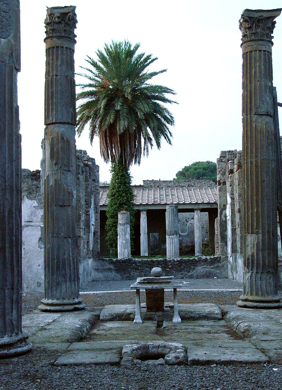 View of an Atrium, possibly of the Casa del Fauno (House of the Faun) by Roman