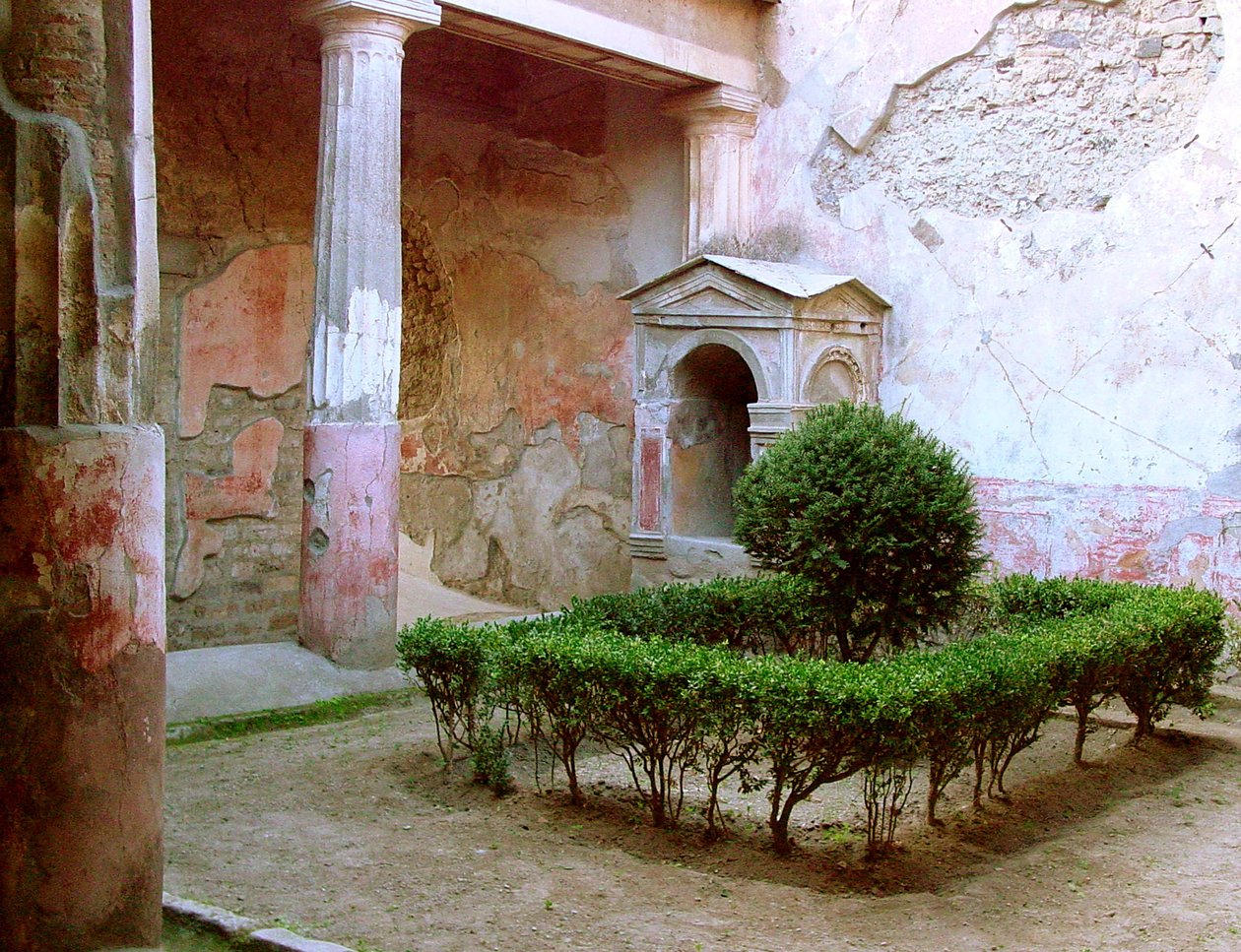 View of an Atrium by Roman