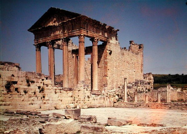 View of the Capitolium, 166-167 AD by Roman