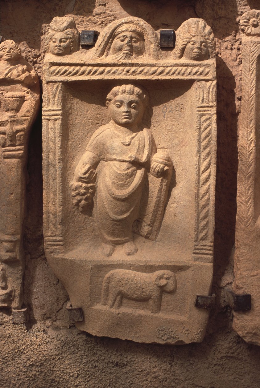 Stela with a human figure by Roman Imperial Period
