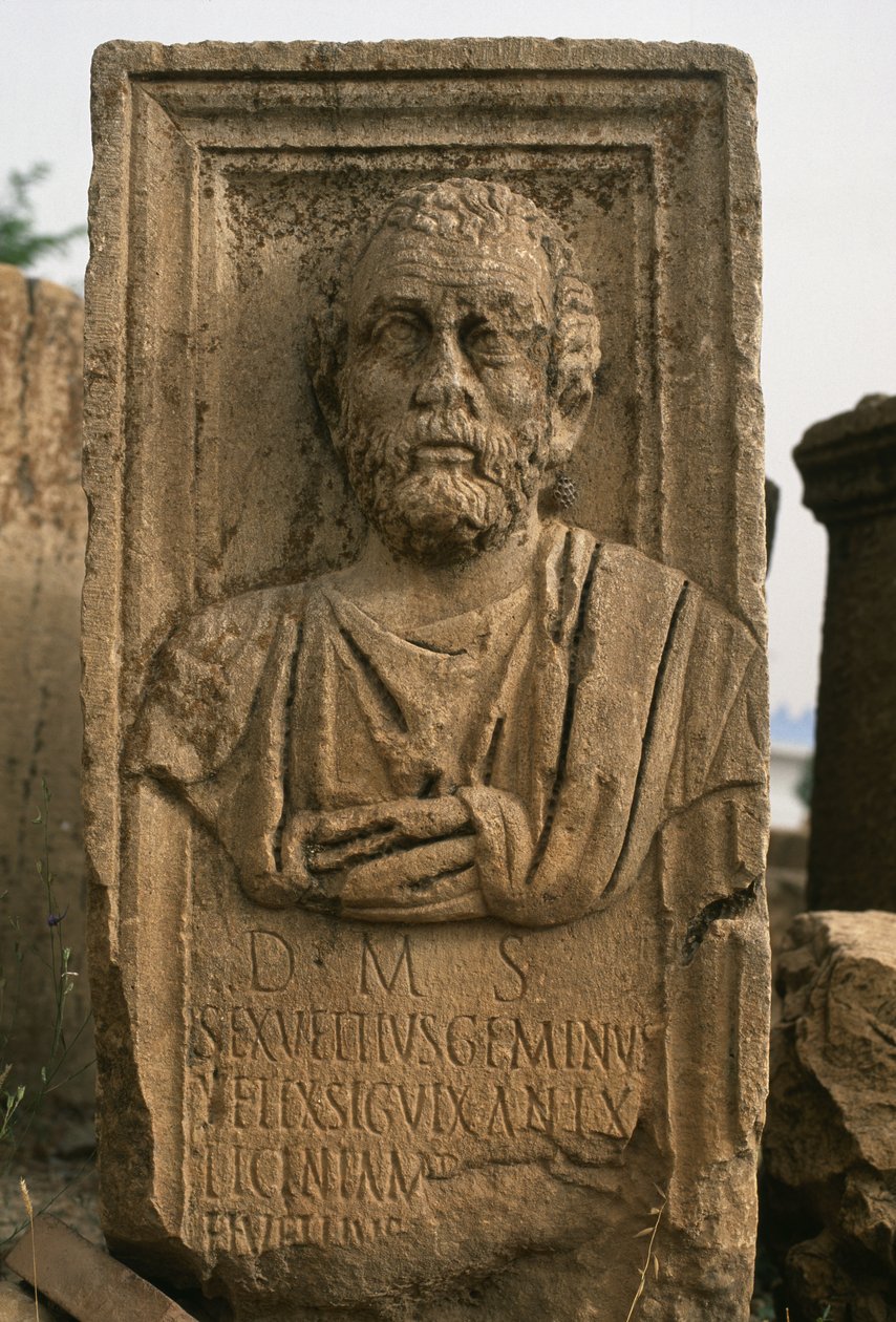 Stelae with a Head by Roman Imperial Period